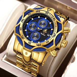 Men's Oversized Sport Quartz <strong>Watch</strong> - Three-Hand Analog Display &amp; Alloy Case, Waterproof Timepiece for Outdoor &amp; Daily Wear - Product Image 1