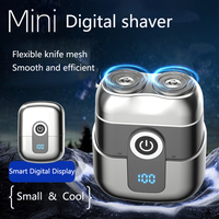 Nouveau rasoir électrique portable mini rechargeable USB Type-C à double lame magnétique, étanche IPX6, pour usage domestique, certifié CE ROHS