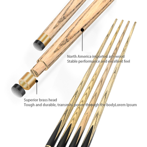 New omin Tay Súng JO-2 Một 1 Mảnh Duy Nhất Hồ Bơi Snooker & Billiard Tín hiệu Handmade Snooker Cue Stick Brass Tro Gỗ Hồ Bơi Trò Chơi - Product Image 3