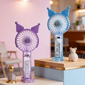 Ventilateur portable à main avec chargement USB, moteur DC 2W, rechargeable, léger, pour utilisation en extérieur - Product Image 3