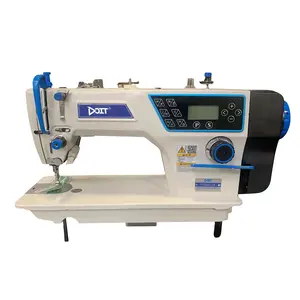DT 9980-D4 Computerized single needle lockstitch sewing machine industrial with auto press foot