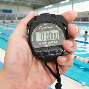 Chronomètre numérique portable en ABS avec grand écran LCD, chronographe électronique, idéal pour l'entraînement sportif, l'école et les adolescents – Compatible OEM - Product Image 2