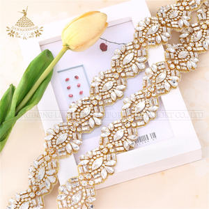 الفضة حجر الراين حزام الزفاف وصيفه الشرف كريستال شاح حزام ثوب الزفاف النساء اللباس - Product Image 5