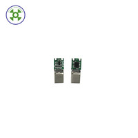 Alta Calidad Precio Barato Plata 24 pin Usb C Tipo Macho Hembra Conector de carga rápida