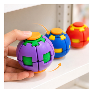 Supplier Ready Gear Rotation Sphere Fingertip Spinner <b>Toy</b> Press Motion Stress Relief Kids Classroom Reward Export - Product Image 4
