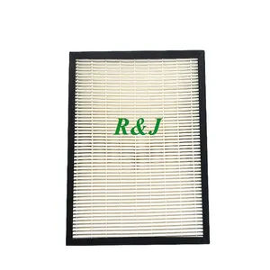 PET paper frame air conditioning industrial hepa air filter replacement H13 H14 for air purification