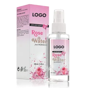 Private Label Reines und Organische Rose Wasser Destilliertem Reine Rose Wasser Spray