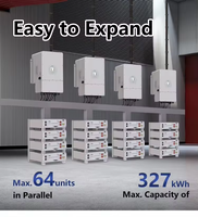 Batterie LiFePO4 Deye SE-G5.1Pro-B 5.12kWh à montage en rack, pack de batteries de stockage d'énergie solaire compatible avec les onduleurs solaires hybrides