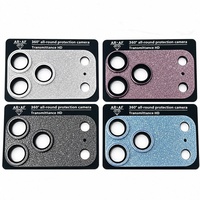 Objectif d'appareil photo en verre trempé antichoc AR AF avec paillettes pour iPhone 18 Pro Max