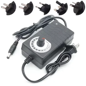 Fabriek Directe Verkoop 12V Verstelbare Voeding Adapter Ac Dc 3V - 12V 2a 24W Universele Oplader Spanningsregelaar Driver