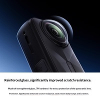 Protection d'objectif en PC antichoc durable pour caméra d'action Insta360 X5 X4 X3