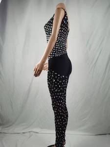 NOVANCE-Y2141-B <span class=keywords><strong>de</strong></span> estilo estrella para mujer, ropa <span class=keywords><strong>de</strong></span> maternidad con diamantes negros brillantes, bodys <span class=keywords><strong>de</strong></span> lencería Sexy para mamá <span class=keywords><strong>2022</strong></span> - Product Image 3