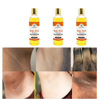 Marque privée JMFREE Huile de massage bio SPA Huile corporelle à l'acide kojique éclaircissante et blanchissante pour les taches brunes