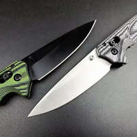 Couteau pliant EDC en acier S30V avec manche en G10, couteau de poche pour le camping en plein air, la survie et les situations tactiques