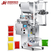 Machine d'emballage alimentaire automatique à haute vitesse pour sachets de miel, mayonnaise, remplissage, revêtement, petits sacs en plastique, bon prix