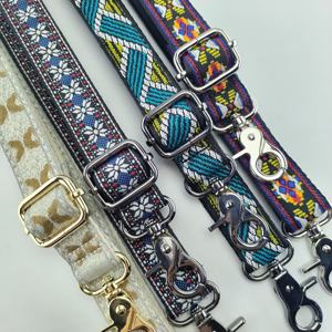 WQ حقيبة مخصصة حزام جديد أزياء الغيتار العرقي محفظة استبدال المنسوجة حبال الكتف حزام السيدات عبر الجسم حقيبة حزام - Product Image 2