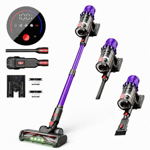 OEM ODM Cordless Stick Vacuum Cleaner Brushless Motor 40kPa Cordless Vacuum Cleaner for Pet Hair Carpet Floor Home Cleaning - Product Image 1