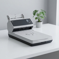 Scanner de documents combiné FI-8290 90ppm 180ipm A4 ADF à plat recto-verso 600dpi double CIS USB 3.2 Gigabit Ethernet pour bureau