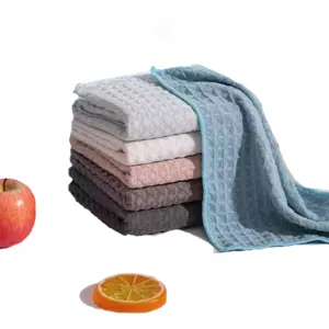 2023 kitchen towel set Alta qualidade Sem fiapos Coloridos Pano De Microfibra Toalha De Microfibra Toalha De Limpeza De Carro Microfibra