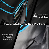 Sac à dos de pickleball personnalisable et flexible en Oxford, réglable, pour tournois, pour hommes et femmes