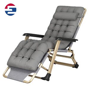 Chaise inclinable portable en alliage d'aluminium à gravité zéro, pliable, réglable, confortable, moderne, pour l'extérieur, le bord de piscine et la cuisine - Product Image 1