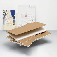 Carnet de voyage spirale sur mesure format 40, en papier kraft, mini-agenda à feuilles mobiles, cadeau scolaire, A3/A4/A5/A6/A7, imprimé UV/numérique