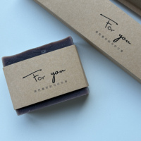 Bande de papier kraft biodégradable pour savon artisanal, logo personnalisé, manchon en papier minimaliste pour l'emballage de savon et de bougies bio