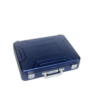 蓝色铝笔记本电脑机箱分类铝工具硬盒