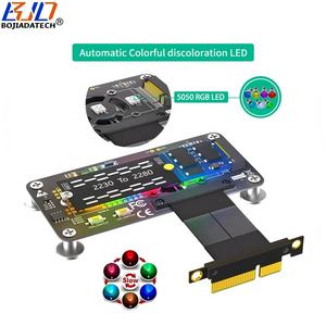 PCI Express 3.0 4X a NGFF <span class=keywords><strong>M</strong></span>.<span class=keywords><strong>2</strong></span> chiave-<span class=keywords><strong>M</strong></span> B + <span class=keywords><strong>M</strong></span> 2280 NVME SSD cavo adattatore con ventola di raffreddamento 10CM disponibile - Product Image 3