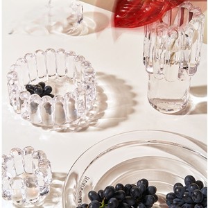 Rubber glass <b>vase</b> irregular artistic bottle neck horizontal <b>vase</b> living room <b>decoration</b> <b>vase</b> - Product Image 3