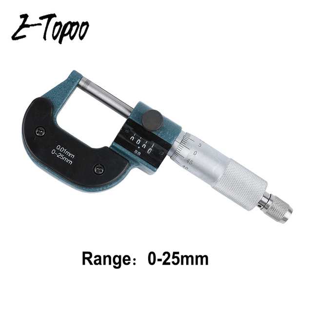 Range 0-25-50-75-100mm Outside Micrometer with Counter Read Digital Micrometer Counter High Accuracy 0.01mm Measuring Tool