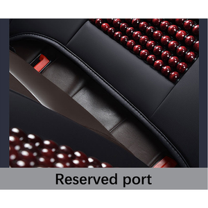 Xiangta negro rojo <span class=keywords><strong>café</strong></span> cuentas de madera funda de asiento de coche Universal verano refrigeración bambú funda de asiento de coche/cojín de asiento de coche - Product Image 4