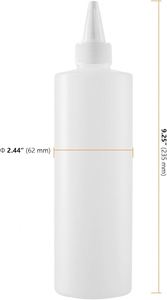 New Empty 100ml 1oz 2oz 4oz Plastic Soft Hair Oil Dye Squeeze Applicator Packaging <b>Bottle</b> Twist-Open Dispensing Cap Wigs Shampoo - Product Image 2