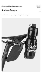 Support de bouteille d'eau pour vélo West Rider, <span class=keywords><strong>adaptateur</strong></span> de fixation de selle, support double cage pour <span class=keywords><strong>VTT</strong></span> et vélos de <span class=keywords><strong>route</strong></span> - Product Image 6