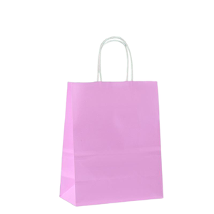 Sacs en papier kraft biodégradables enduits, avec poignées torsadées en ruban, pour bougies, vente en gros d'usine, personnalisables de luxe - Product Image 4