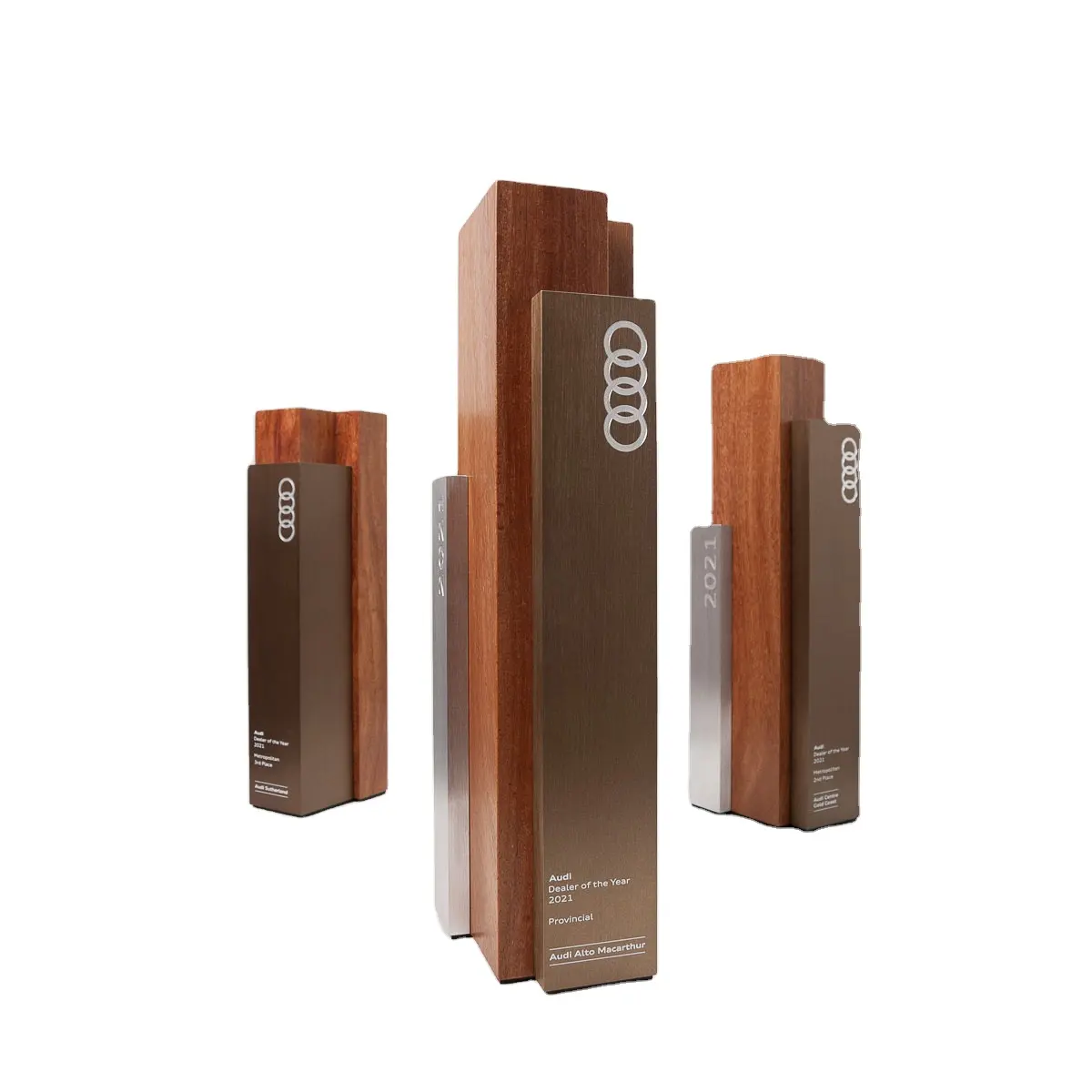 Custom Wood And Metal Trophy Award Suited For Everything From Top Level Sports Events To Corporate Recognition