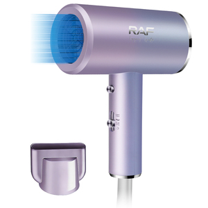 Sèche-cheveux professionnel RAF 1200W, 20000 tr/min, léger, faible bruit, fonction de refroidissement à une touche, 2 vitesses et températures réglables, RAF Professionnel - Product Image 3