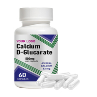 Compléments OEM ODM : Capsules de Calcium D-Glucarate pour l'équilibre hormonal et la santé osseuse – Pour femmes et hommes