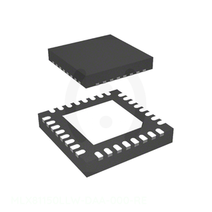 Original Electronic Components Authorized Distributor IC LIN SLAVE 32K FLASH 32QFN 32 VFQFN Exposed Pad MLX81150LLW-DAA-000-<strong>RE</strong> E - Product Image 1