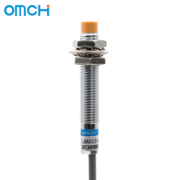 Détecteur de proximité inductif métallique non encastré OMCH M8 série LJ, distance de détection 2 mm, NPN PNP NO NC 220V 12W IP65
