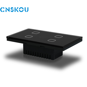 สวิตช์ไฟอัจฉริยะ CNSKOU รุ่นใหม่ Tuya Smart Wifi สำหรับบ้านอัจฉริยะ แผงสัมผัสกระจก รองรับการควบคุมระยะไกลผ่านแอป - Product Image 3