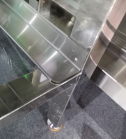 Support de plateau de cuisson pour cuisine commerciale, table de travail en acier inoxydable 1200*600*800mm, pour les restaurants de restauration rapide, les snack-bars et les boulangeries