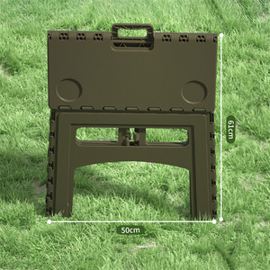 Pequeña mesa plegable de plástico portátil para acampar al aire libre - Product Image 4
