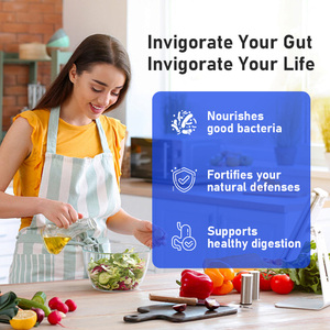 Manufacturer Supply Immune Support Probiotics Prebiotics Capsules with Burdock Root Promote Digestion Dietary <b>Supplement</b> 60 Caps - Product Image 6