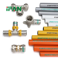 Tuyaux en plastique PEX IFAN OEM ODM pour plomberie, 12-32 mm, avec soudure laser couleur intégrale, Stabi PEX Al PEX