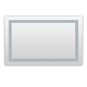 Phong cách hiện đại hình chữ nhật Backlit Gương LED tắm gương gắn Gương phòng tắm với đèn - Product Image 2