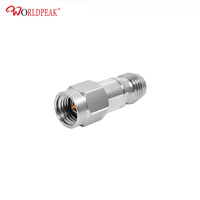 Adaptateur de précision 2,4 mm femelle vers 2,92 mm mâle, prise jack en acier inoxydable DC vers 40 GHz pour test de banc sans fil