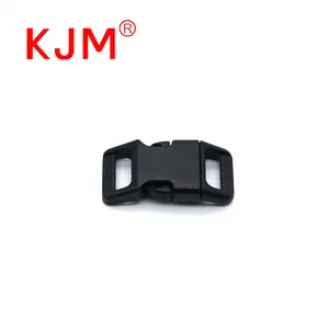 OEM y ODM-hebilla de seguridad para Collar de mascotas, cierre lateral curvado, pequeño, plástico, 10mm