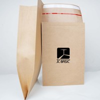 Bolsas de Correo de Papel Kraft Marrón Biodegradables y Reciclables Ecológicas de Tamaño Personalizado, Bolsa de Envío para Ropa con su Propio Logotipo