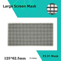 Écran LED noir P3.91/P4.81/P5 couleur pleine gamme grand format avec couvercle en maille ; Accessoires de persiennes pour écran intelligent à louer